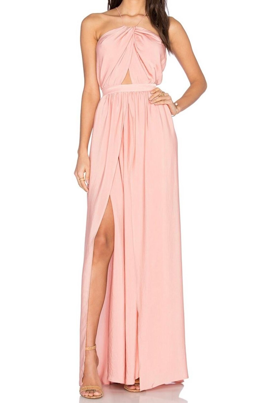 The Jetset Diaries - Lotus Maxi - Blush for rent on The Volte - main image