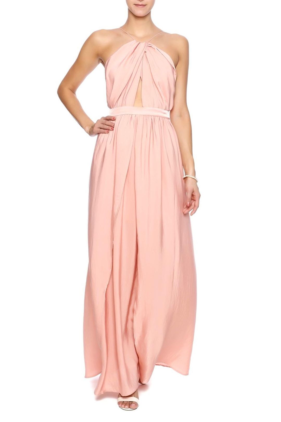 The Jetset Diaries - Lotus Maxi - Blush for rent on The Volte - main image