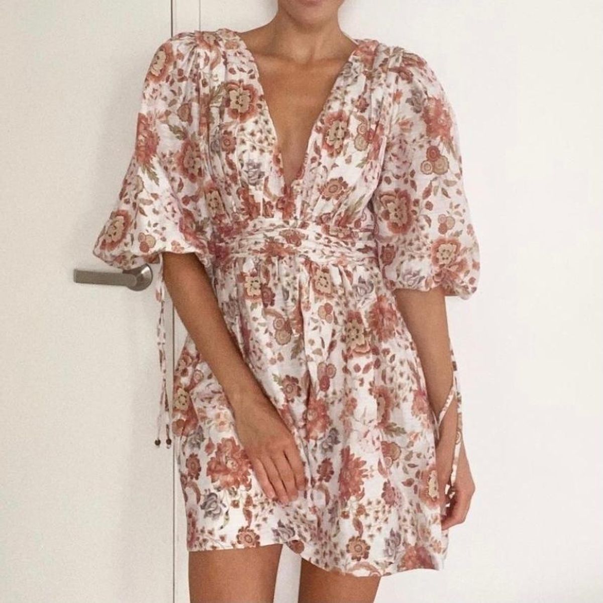 Ministry of Style Nu Boheme Mini Dress Boho Floral Print Size 6 - Image 2