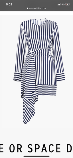 Sass and Bide Time or Space Stripe Dress Size 8 for rent on The Volte - image 2