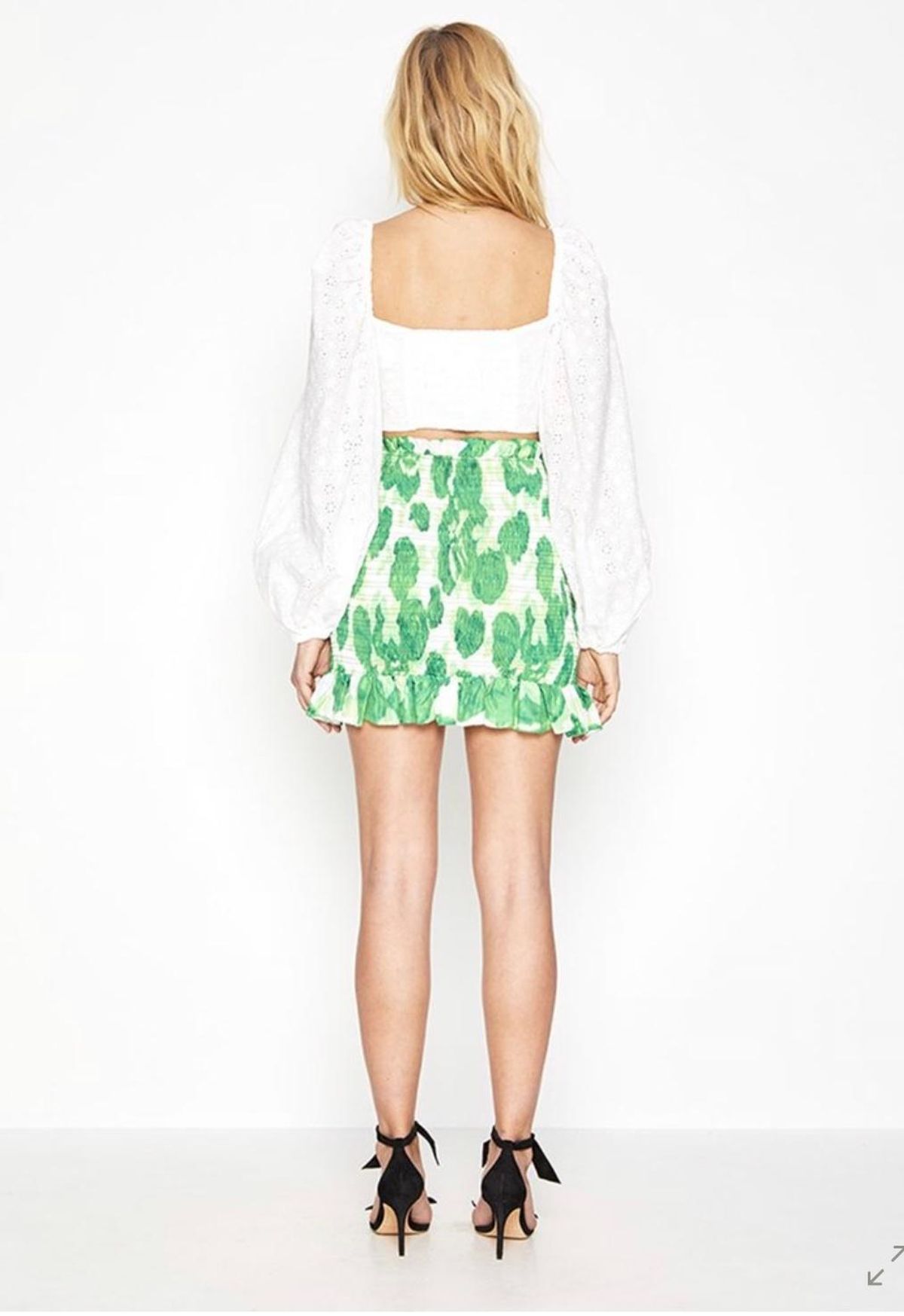 Alice McCall Electric Skirt Green Size 8 - Image 3