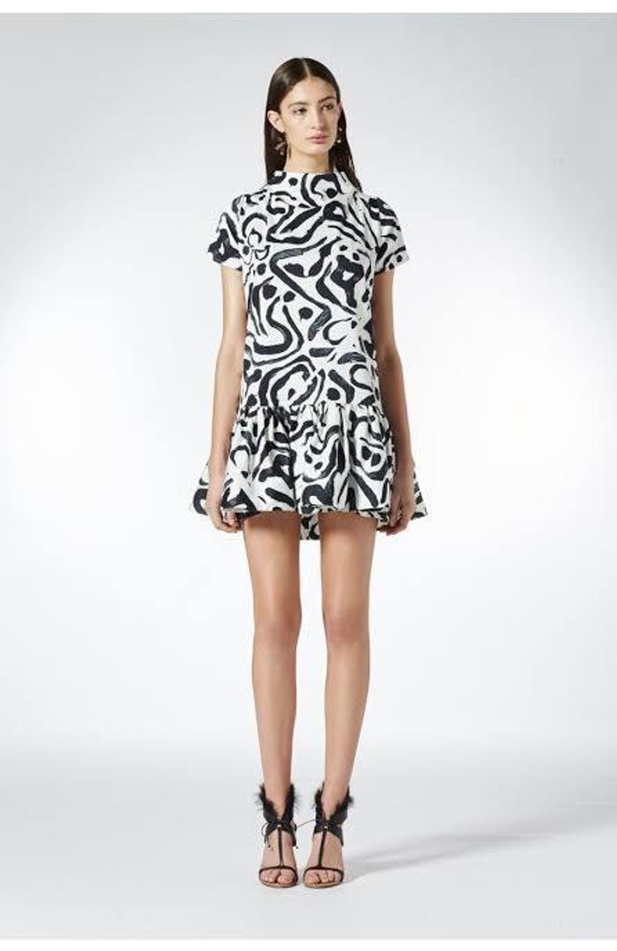 Toni Maticevski Dakota Cocktail Dress Print Size 6 - Image 1