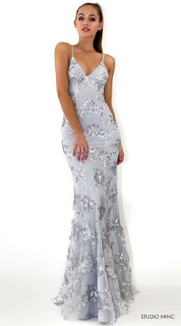 Silver Jadore Studio Minc Dress for rent on The Volte - image 1