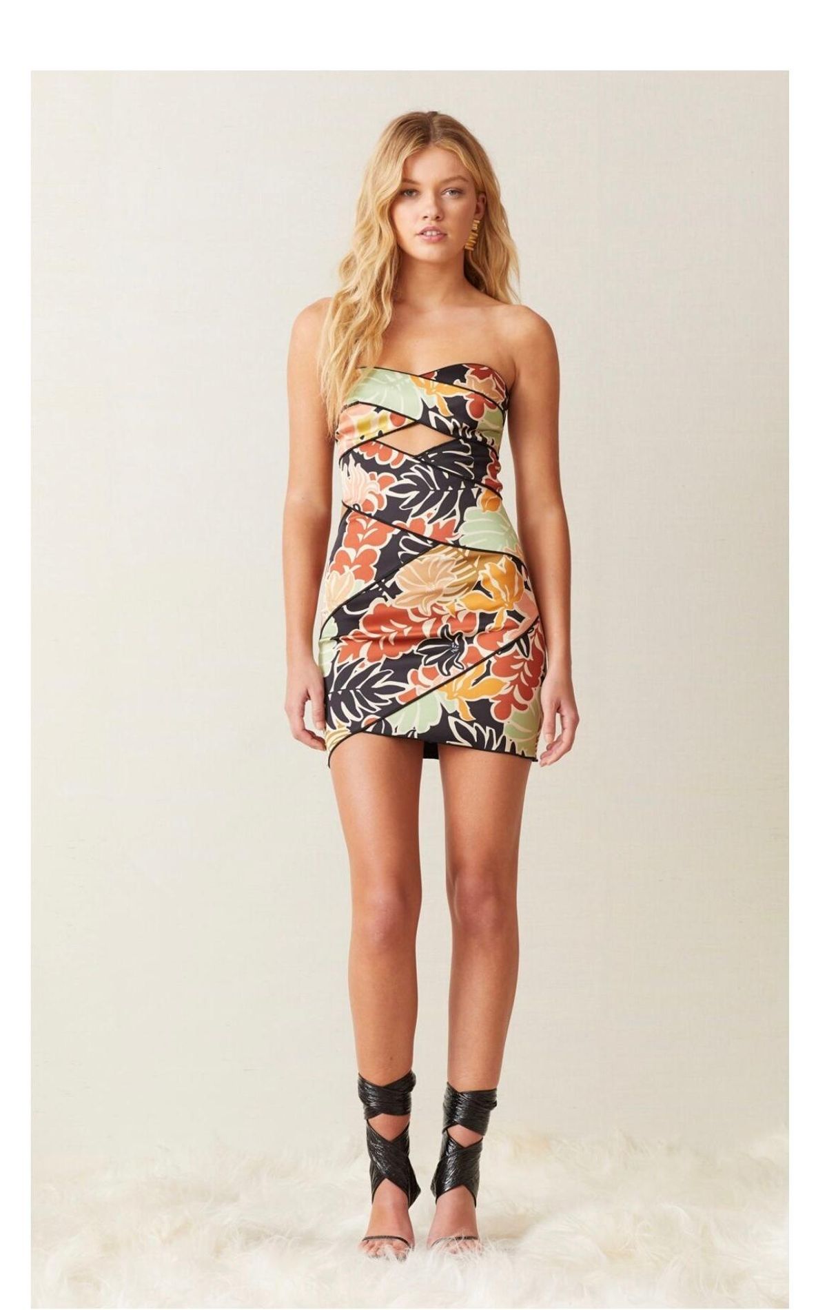 Bec and Bridge Babelini Mini Dress Print Size 10 - Image 1