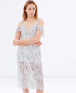 Keepsake the Label Heartbreaker Lace Dress White Size 12 for rent on The Volte - image 1