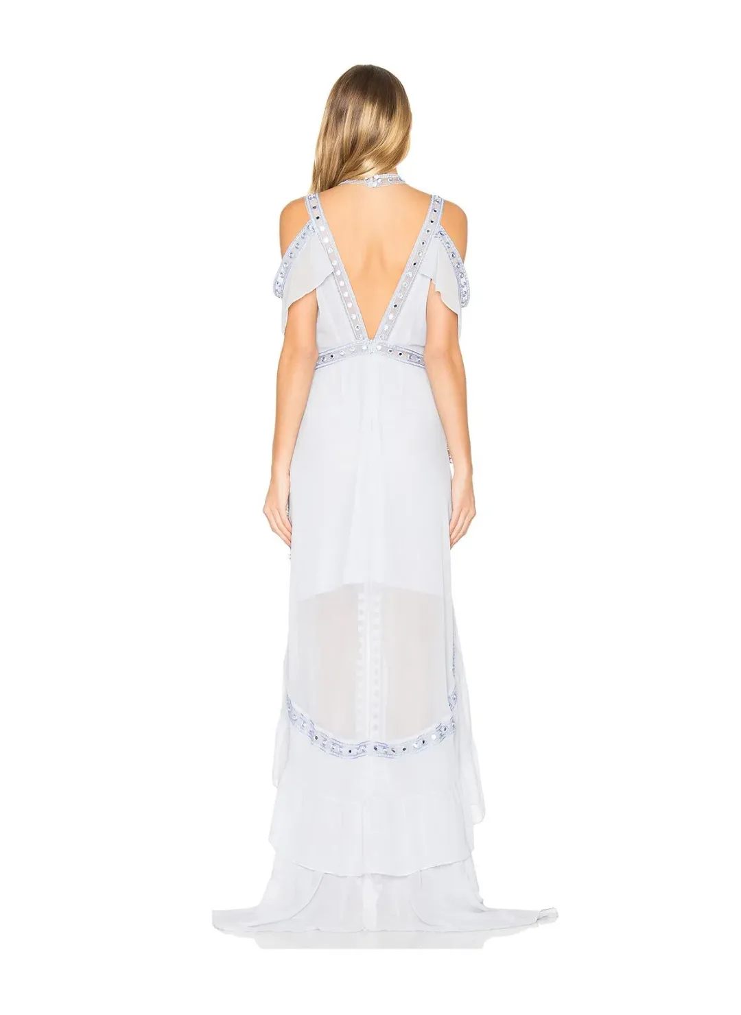 Thurley Atlantis Rises Dress Blue Size 6 for rent on The Volte - main image