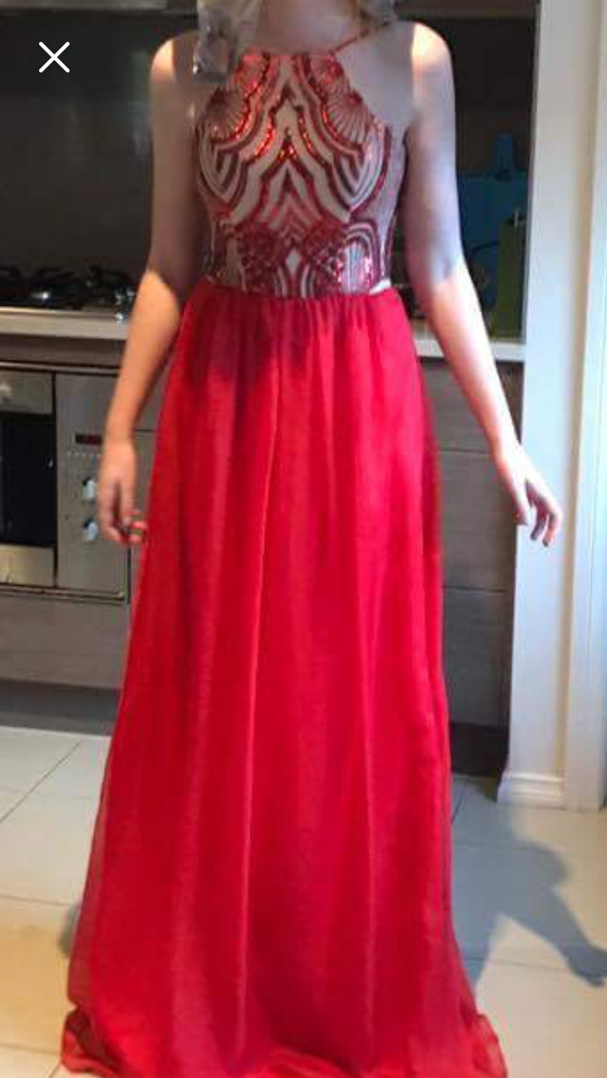 Red Bariano Dress - Image 3