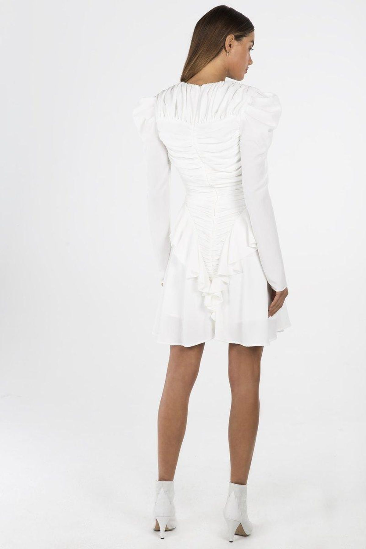 Misha Jia Dress White Size 10 - Image 3