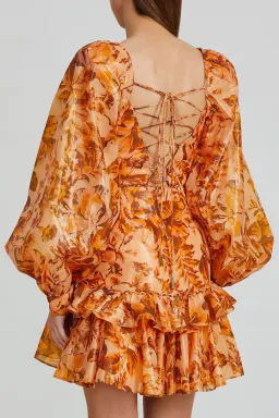 Acler Chance Cropped Top and Mini Skirt Set Print Size 8 for rent on The Volte - image 3