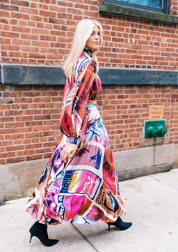 Zimmermann Wavelength Swing Skirt in Pink Poster Print Size 1/ Au 10 for rent on The Volte - image 2