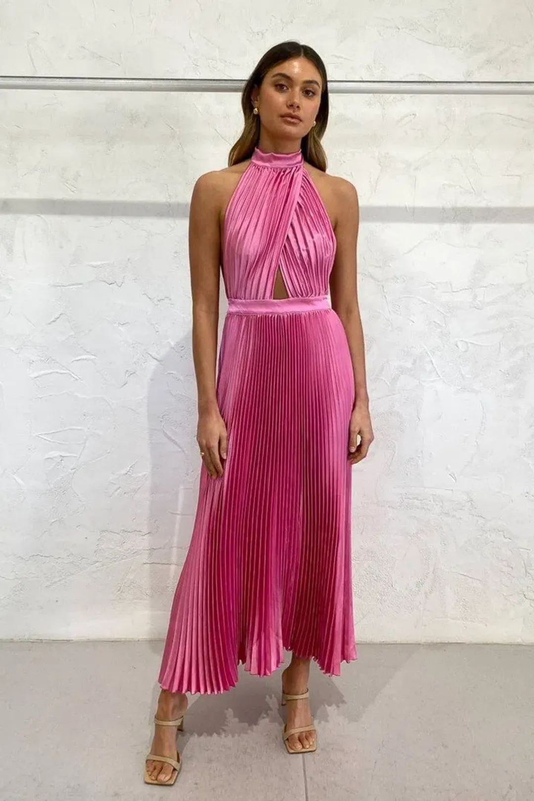 L’idee Renaissance Gown in Hot Pink Size 6 for rent on The Volte - main image
