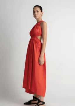 Camilla and Marc Pollina Midi Dress Red Size 10 for rent on The Volte - image 3