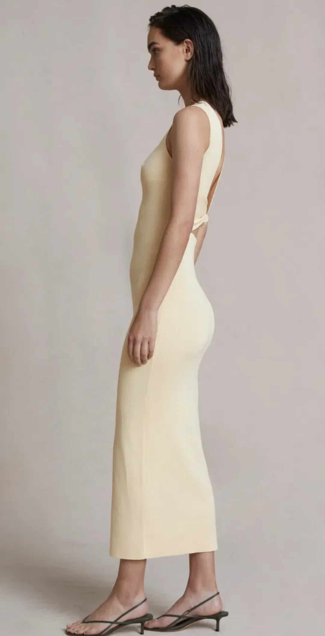 Bec & Bridge Sorbet Summer Midi Dress in Butter Size 10 for rent on The Volte - main image