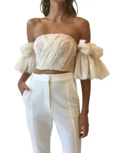 Acler Marlow Bodice Cream Size 6 for rent on The Volte - image 2