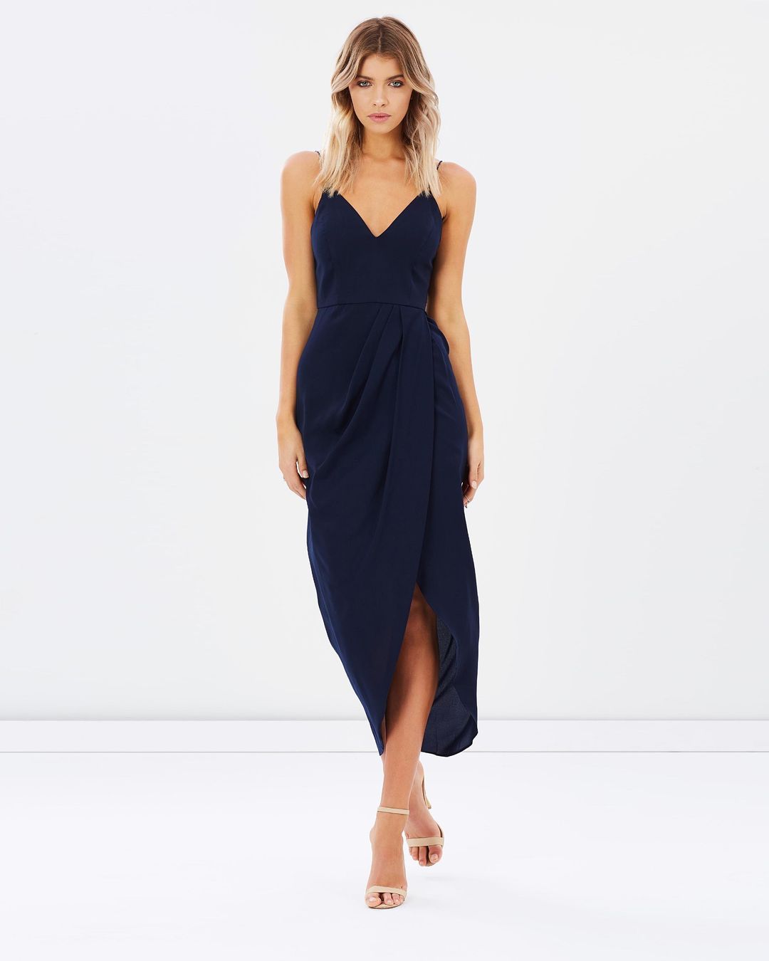 Shona Joy Navy Cocktail Dress 8 for rent on The Volte - main image
