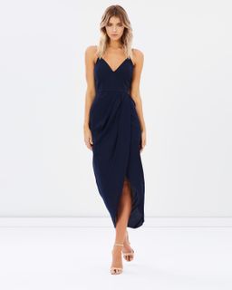 Shona Joy Navy Cocktail Dress 8 for rent on The Volte - image 5