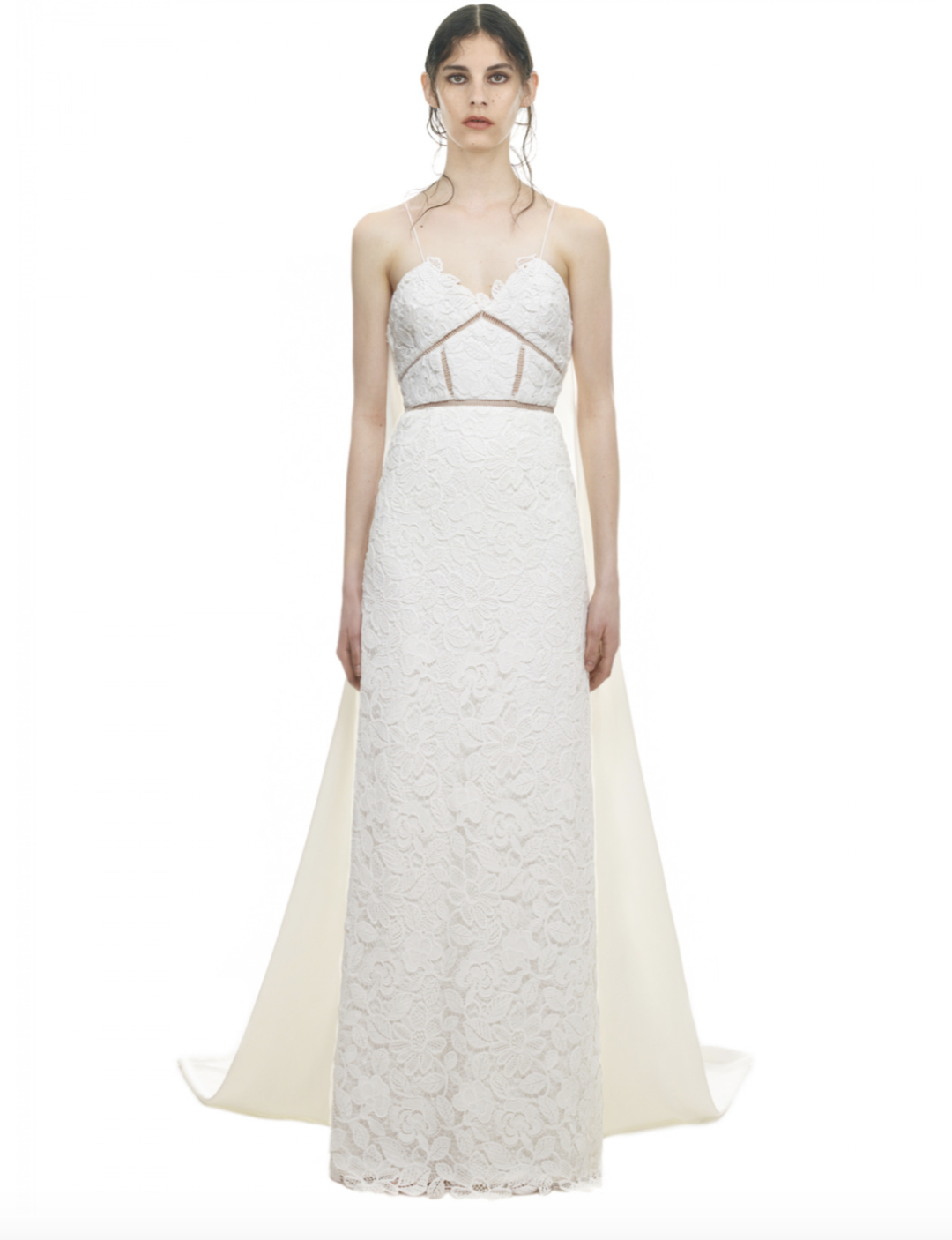 SELF PORTRAIT WHITE ANGELICA BRIDAL DRESS - SIZE 8 AU/4 US (RRP $1250) for rent on The Volte - main image