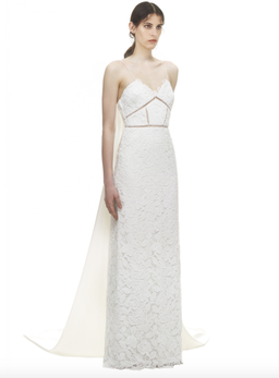 SELF PORTRAIT WHITE ANGELICA BRIDAL DRESS - SIZE 8 AU/4 US (RRP $1250) for rent on The Volte - image 4