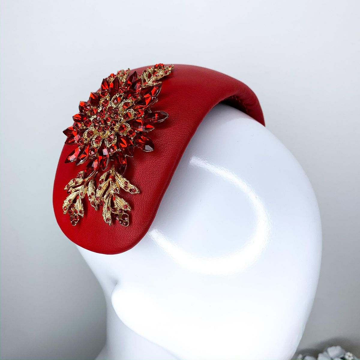 Halo & Rose Duchess bandeau headband red - Image 6