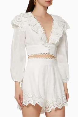 Zimmerman Bellitude Scallop Top White Size 8 for rent on The Volte - image 2