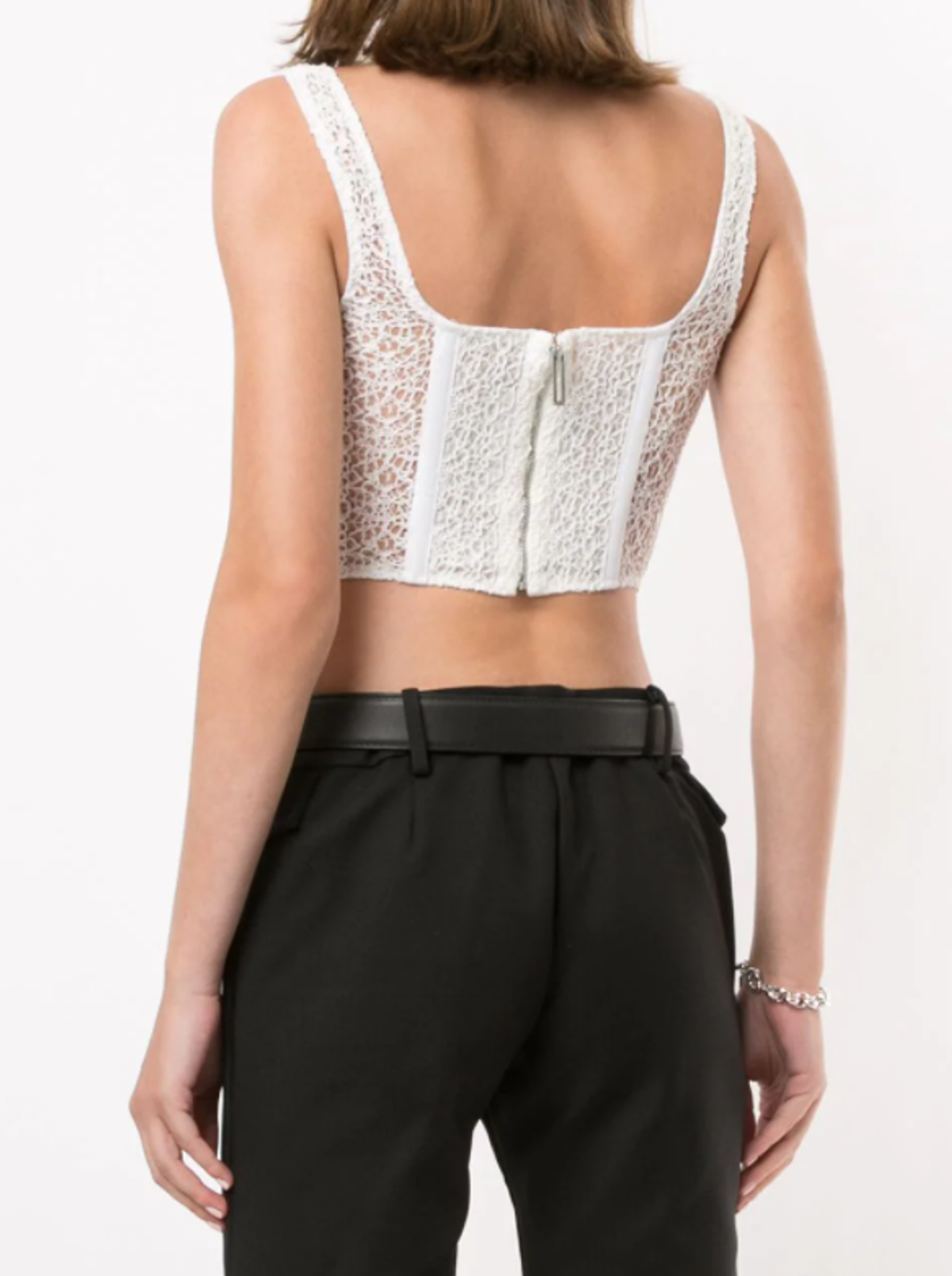 Dion Lee Lace Corset Top White Size 12 - Image 2
