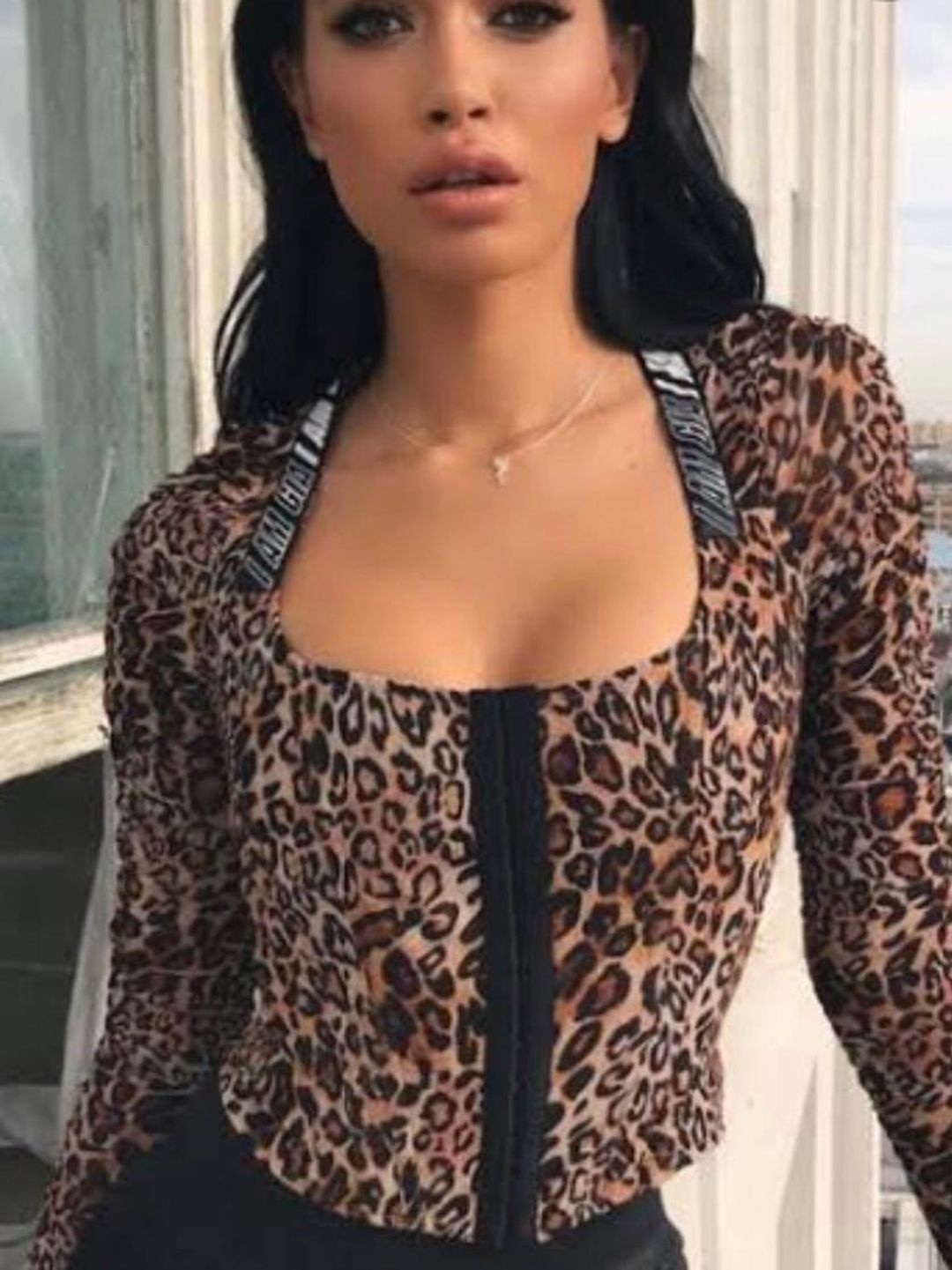 I Am Gia Chelsea Corset Top Print Size 8 for rent on The Volte - main image