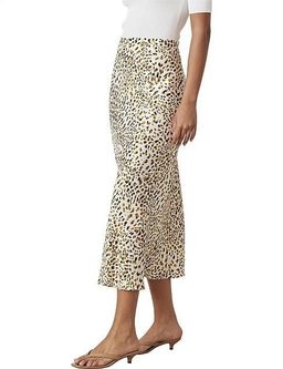 Bec & Bridge Catalonia Midi Skirt Leopard Print Size 10 for rent on The Volte - image 4