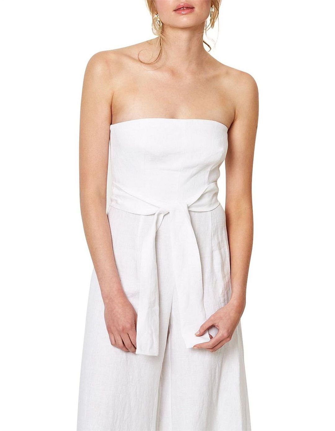 Bec & Bridge Havana Jumpsuit White Size 8 for rent on The Volte - main image