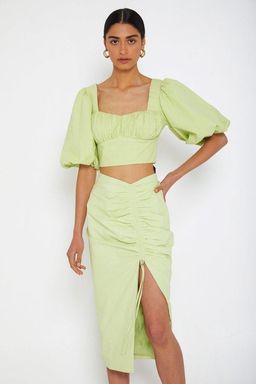 Mossman Seahaze Top Green Size 10 for rent on The Volte - image 1