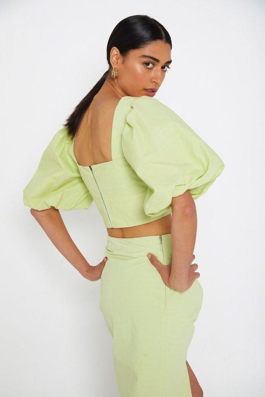 Mossman Seahaze Top Green Size 10 for rent on The Volte - main image