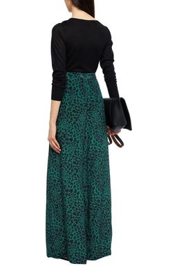 Zimmerman Silk Wide Leg Pant Green Size 0 / AU 8 for rent on The Volte - image 2