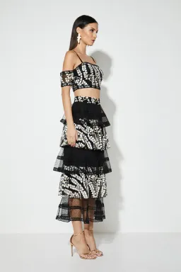 Mossman Night Blossom Skirt Print Size 8 for rent on The Volte - image 2