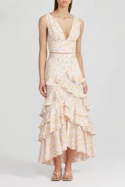 Acler Clairmont Top and Skirt Set Print Size 8 for rent on The Volte - image 1