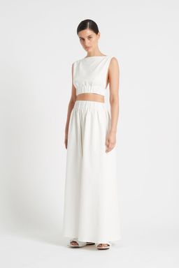 Sir The Label Yves Maxi Skirt in Ivory Size 1 / AU 8 for rent on The Volte - image 1