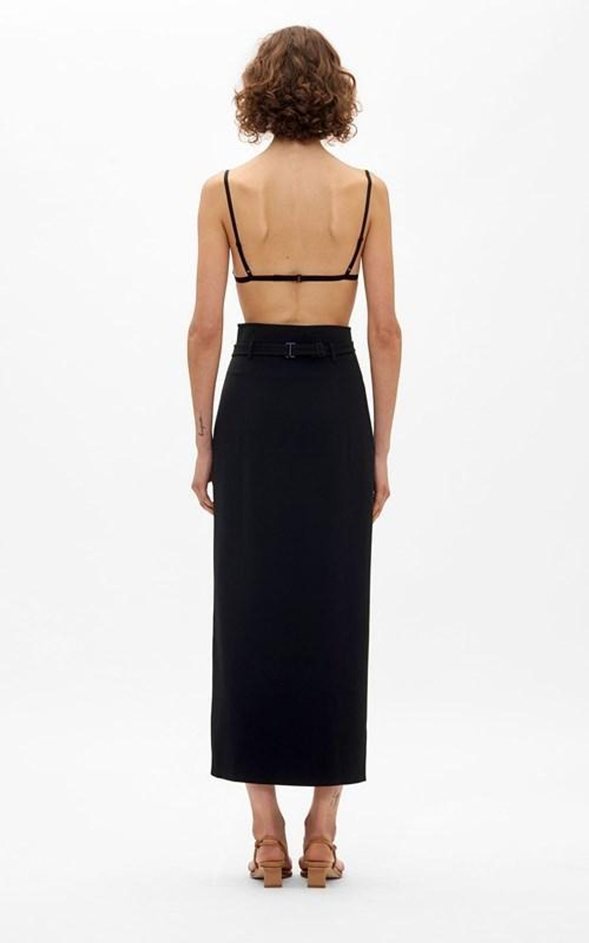 Dion Lee Marrow Lace Bandeau Top Black Size 8 - Image 4