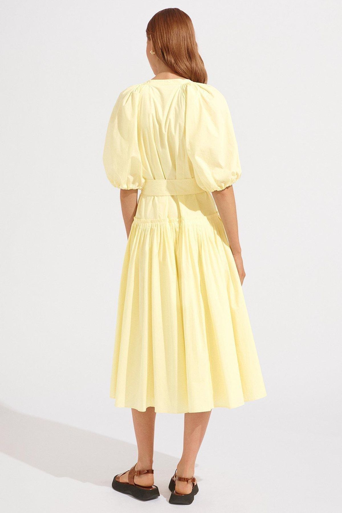 Steele Lemon Selma Dress Yellow Size 10 - Image 3