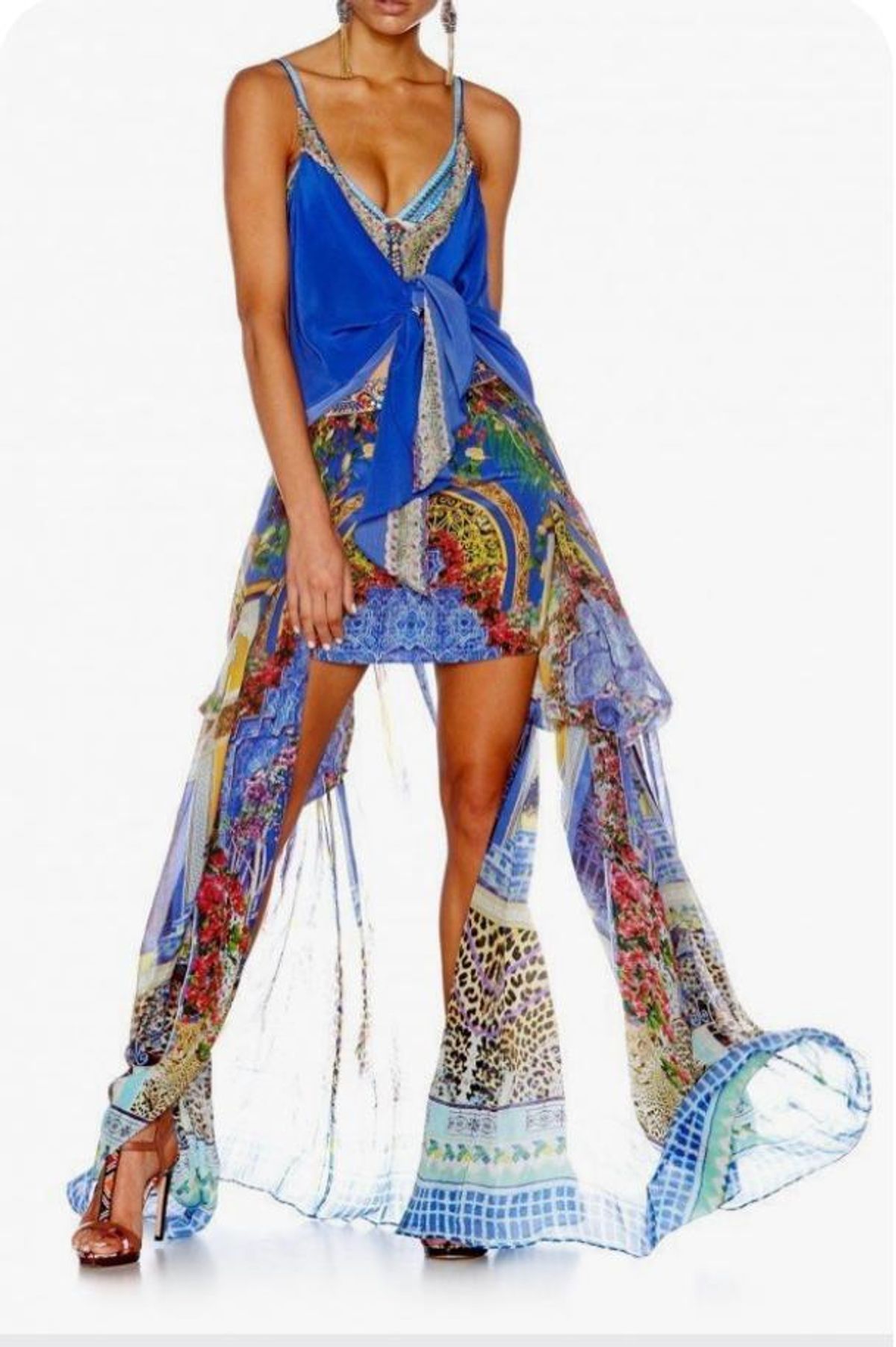 Camilla Bohemian Bounty Short Skirt Print Size 12 for rent on The Volte - main image