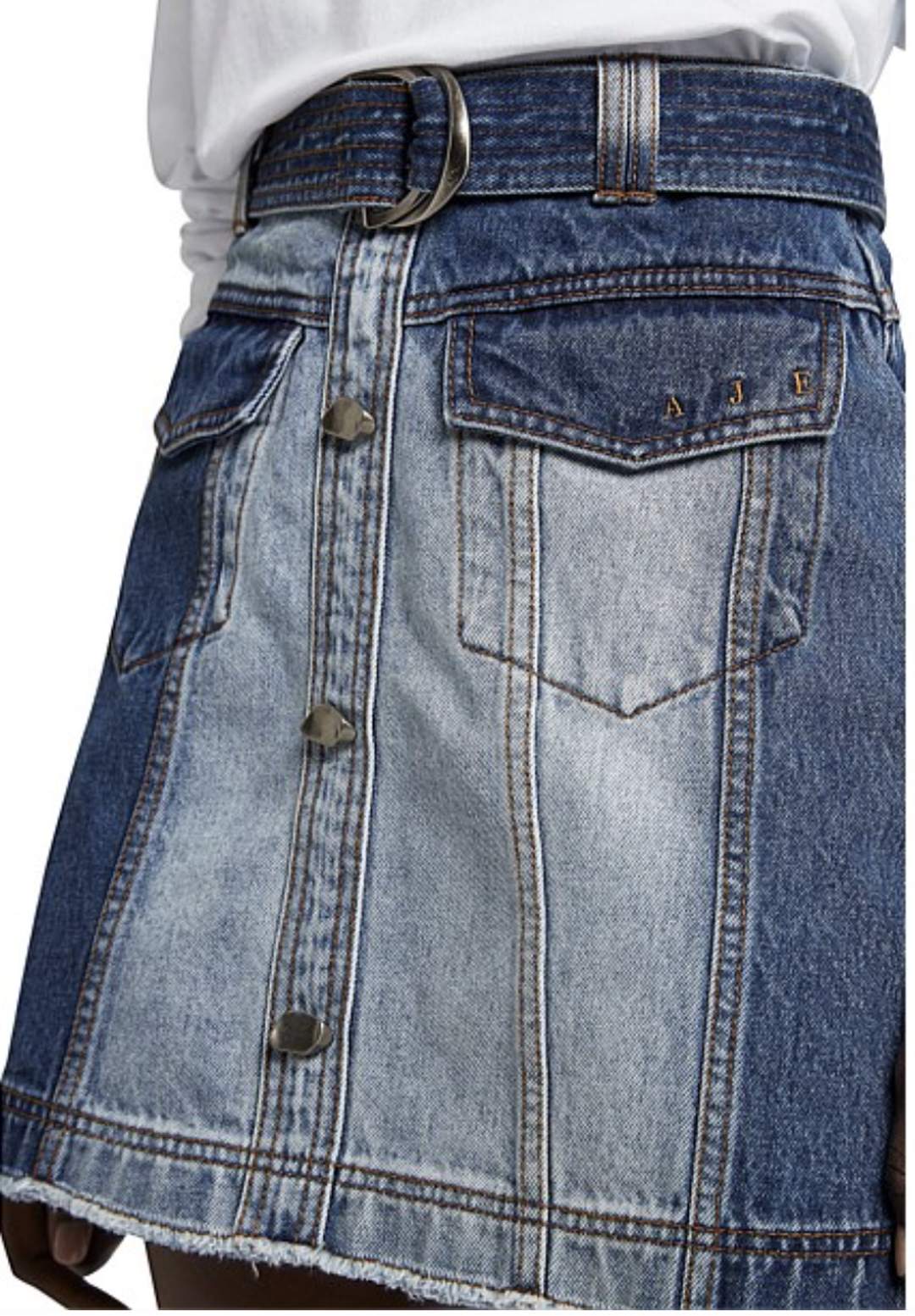 Aje Freecycle Denim Skirt for rent on The Volte - main image