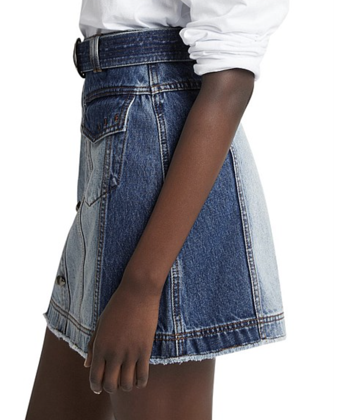 Aje Freecycle Denim Skirt - Image 4