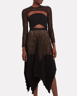 Dion lee vein lace concave dress for rent on The Volte - image 2