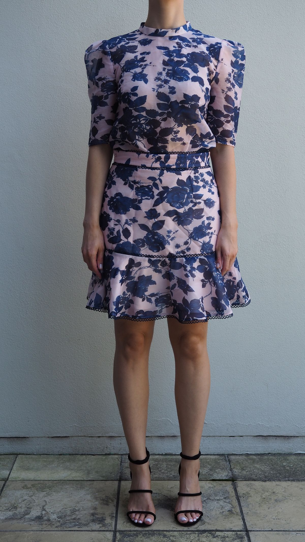 Keepsake the Label Halo Blouse Size S and Skirt Size L Set Print for rent on The Volte - main image