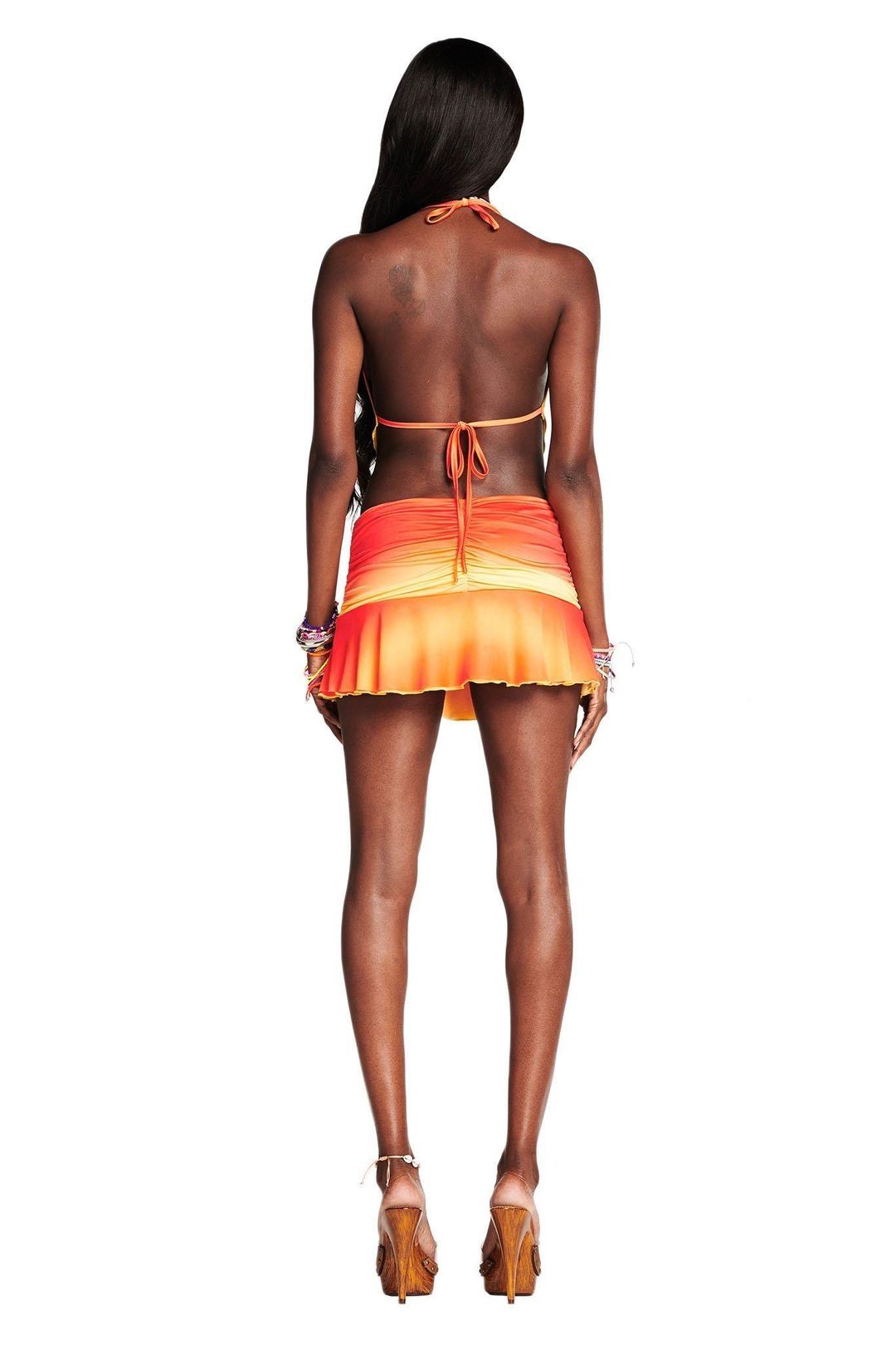 I. AM. GIA Circe Crop Top & Skirt Set Print Size S for rent on The Volte - main image
