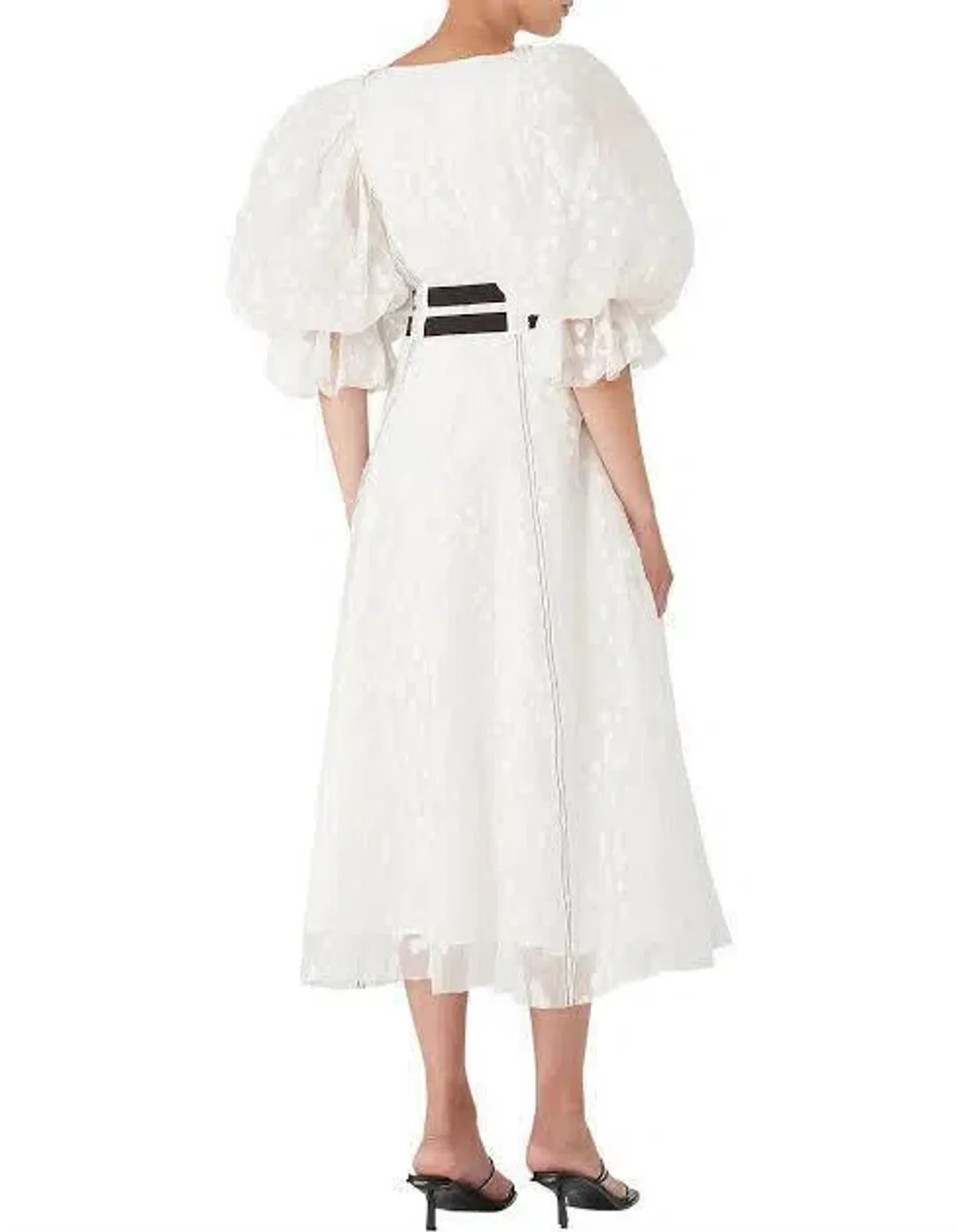 Aje eucalypt burnout dress for rent on The Volte - main image