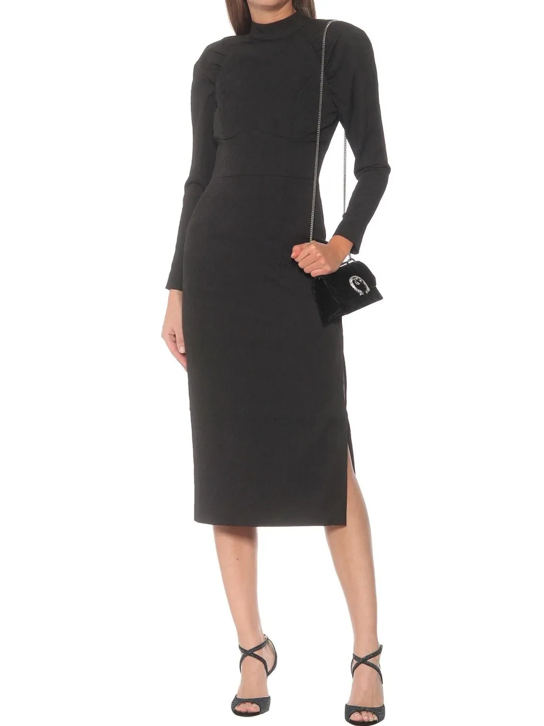 Rebecca Vallance black dress for rent on The Volte - main image
