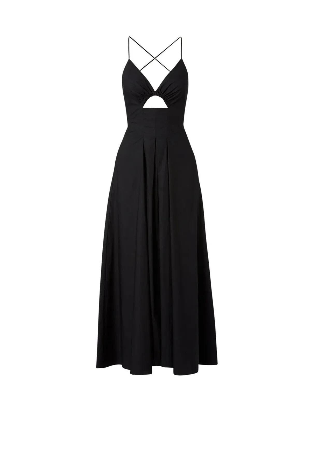 Scanlan Theodore Cotton Strappy Dress Black Size 8 - Image 2