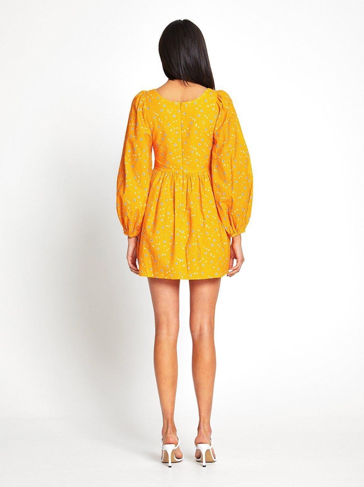 Alice McCall Limonata Mini Dress Apricot Size 6 - Image 3