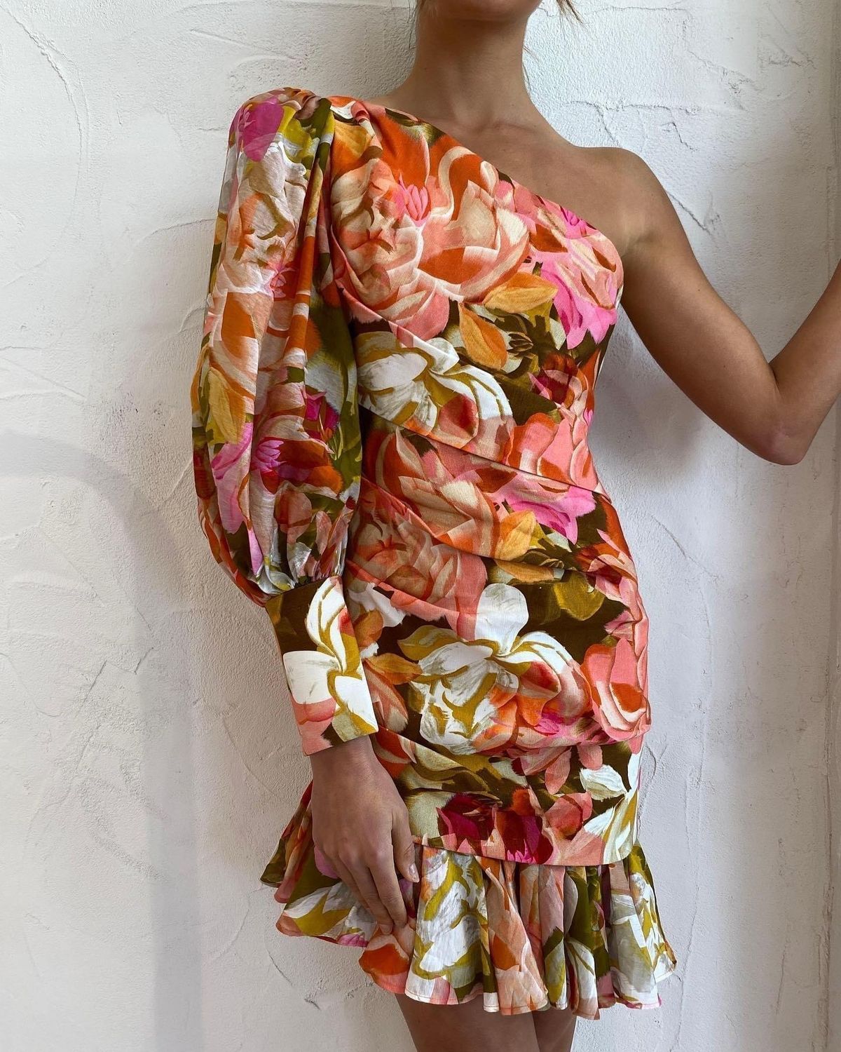 Acler Lawson Dress in Pink Bouquet Size 6 - Image 2