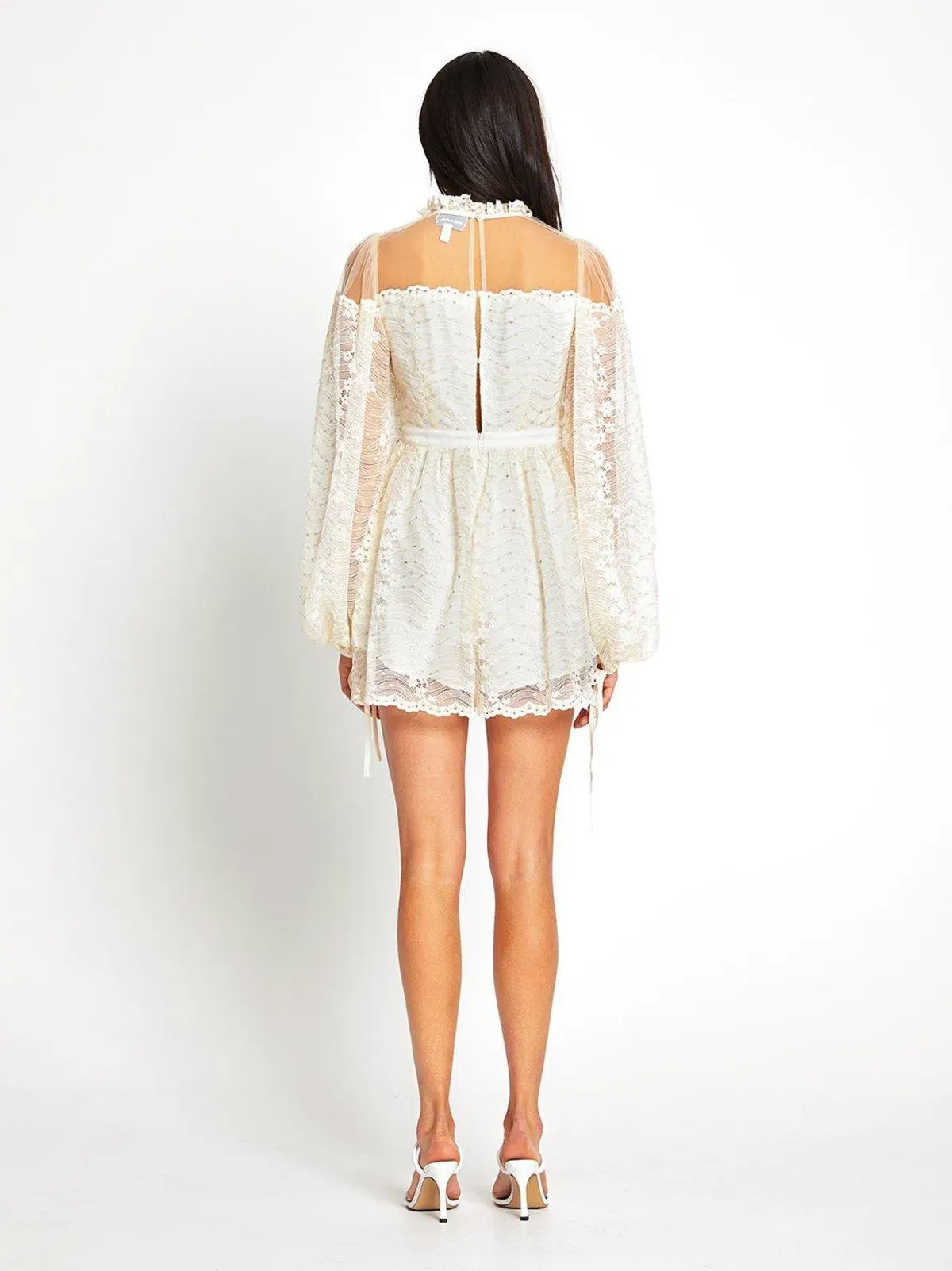 ALICE MCCALL CREME MOONSTRUCK PLAYSUIT - SIZE 10 AU/6 US (RRP $395) - Image 4