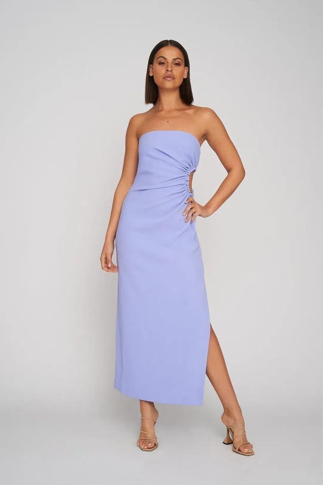 By Johnny Selena Strapless Dress Size 12 for rent on The Volte - main image