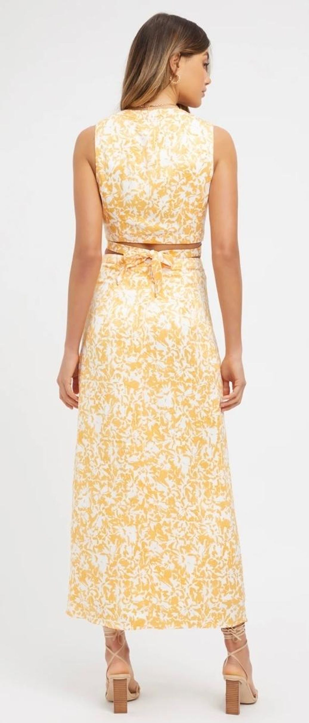 Kookai Riley Wrap Top and Split Skirt for rent on The Volte - main image